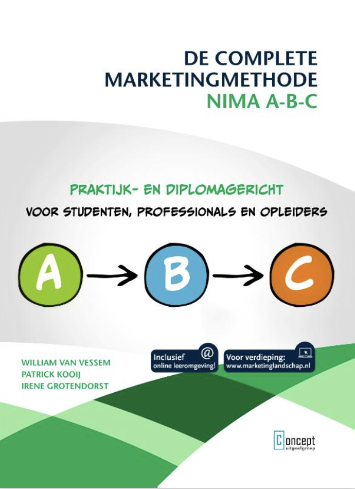 Boekomslag De Complete Marketingmethode NIMA A-B-C